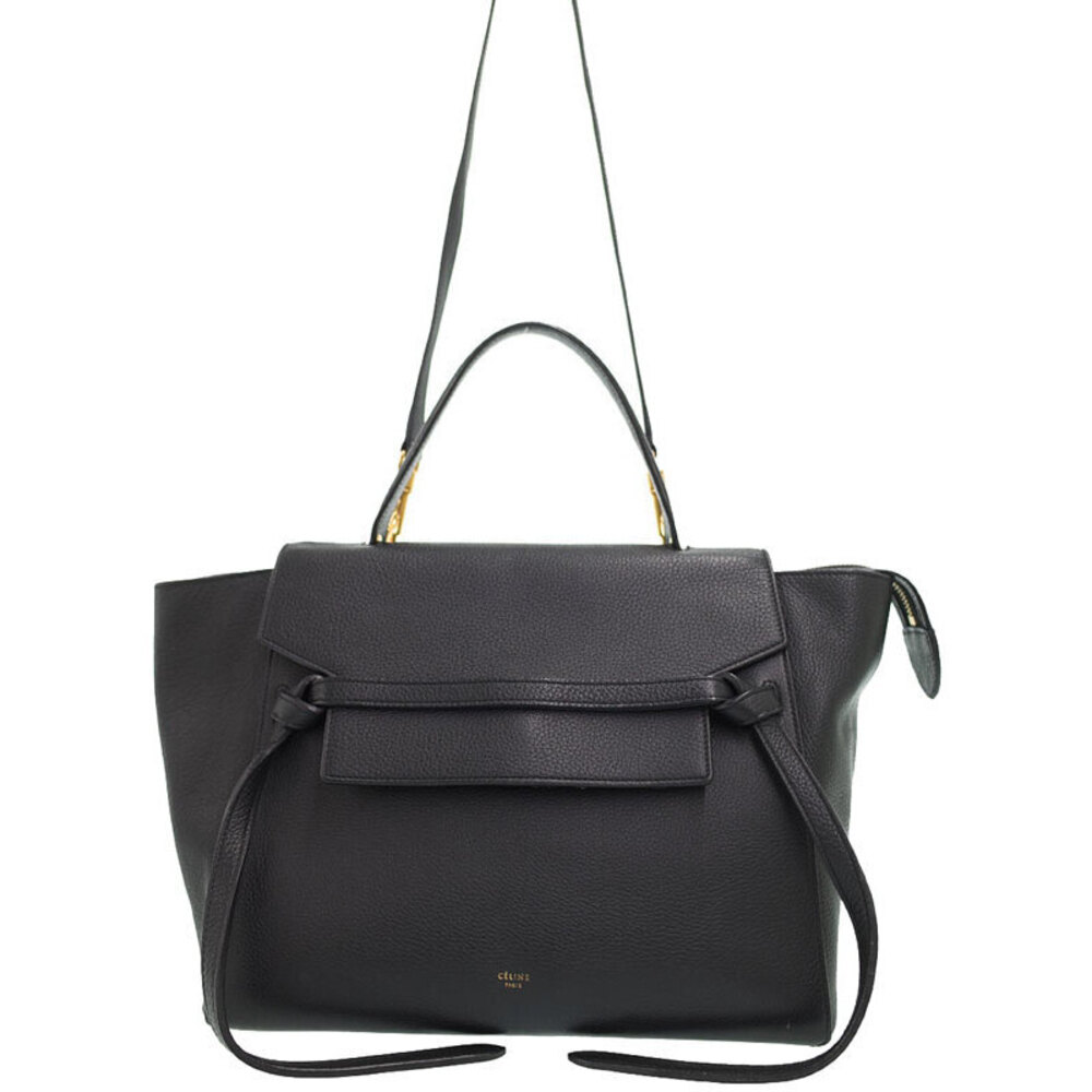 Celine Belt Bag 2way Crossbody Grained Calfskin Leather
